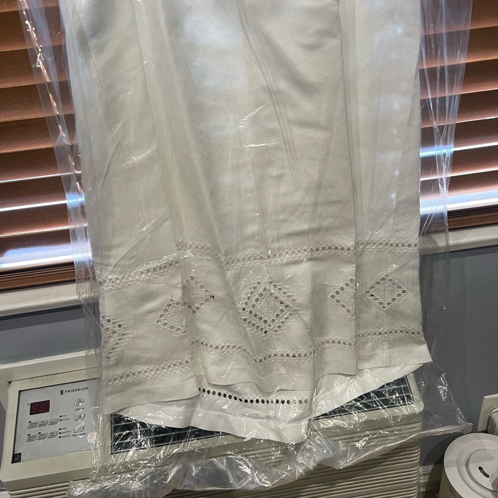 Madewell White Maxi Dress with Eyelet Trim - Picture 7 of 12